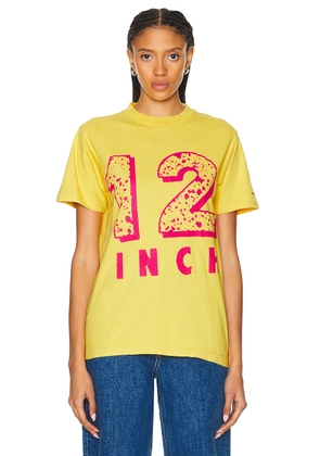 Bianca Chandon 12 Inch T-Shirt in Yellow - Yellow. Size L (also in M, XL/1X, XXL/2X).