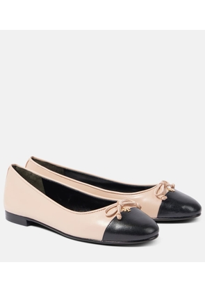 Tory Burch Embellished leather ballet flats