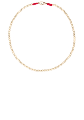 Roxanne Assoulin Baby Bead Necklace in Gold - Metallic Gold. Size all.