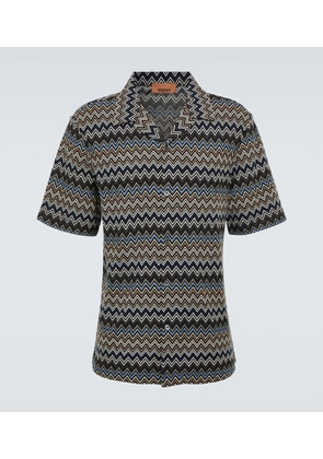 Missoni Zigzag cotton bowling shirt