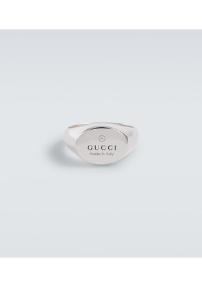 Gucci Logo sterling silver ring