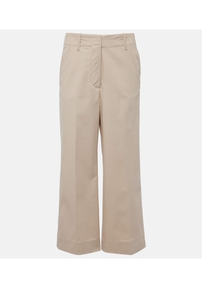 Proenza Schouler Amara cotton-blend wide-leg pants
