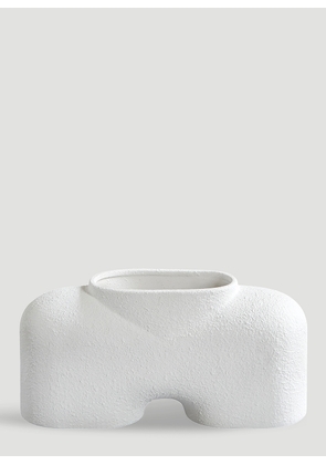 101 Copenhagen Cobra Fat Medium Vase -  Vases White One Size