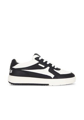 Palm Angels Palm University Sneaker in White & Black - White. Size 40 (also in 41, 42, 43).