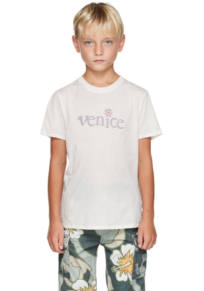 ERL Kids White 'Venice' T-Shirt