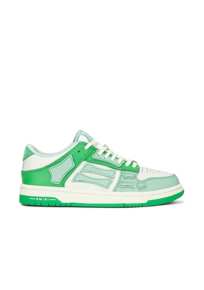 Amiri Skeltop Low Sneaker in Green - Green. Size 35 (also in 41).