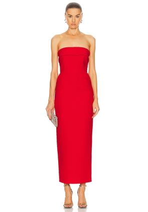The New Arrivals by Ilkyaz Ozel Rhea Dress in Pedro Red - Red. Size 36 (also in ).