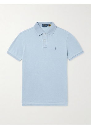 Polo Ralph Lauren - Logo-Embroidered Cotton-Piqué Polo Shirt - Men - Blue - XS