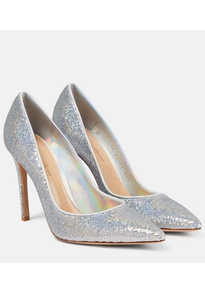 Gianvito Rossi Glitter-embellished pumps