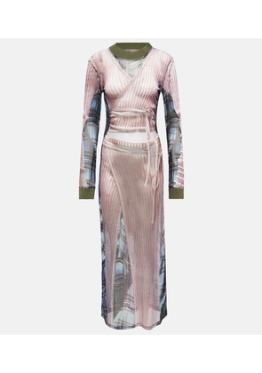 Y/Project x Jean Paul Gaultier Trompe L'Oeil maxi dress