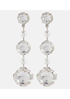 Jennifer Behr Damira faux pearl embellished earrings