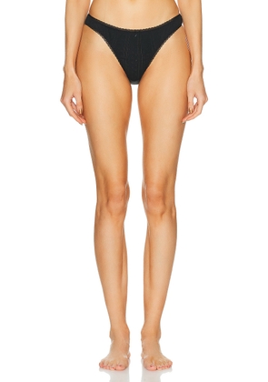 Cou Cou Intimates The High Rise Brief in Black - Black. Size XL (also in XS).