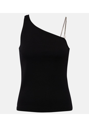 Givenchy Asymmetric cotton jersey top