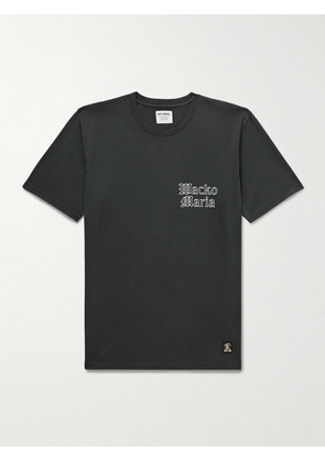 Wacko Maria - Logo-Print Cotton-Jersey T-Shirt - Men - Black - S