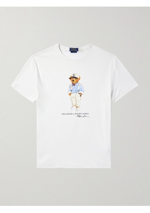 Polo Ralph Lauren - Logo-Print Cotton-Jersey T-Shirt - Men - White - XS