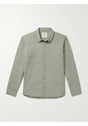 Snow Peak - Quilted Primeflex® Shell Shirt Jacket - Men - Green - XS