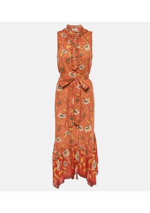 Ulla Johnson Beverly floral cotton-blend midi dress