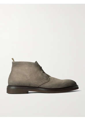 Officine Creative - Dude Flexi Suede Desert Boots - Men - Gray - EU 40