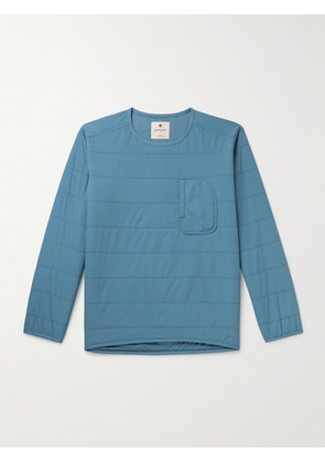 Snow Peak - Quilted Primeflex® Shell Sweatshirt - Men - Blue - S