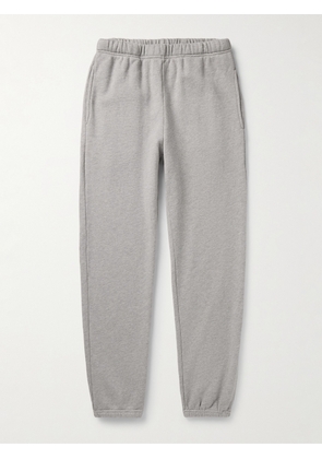 Les Tien - Tapered Garment-Dyed Cotton-Jersey Sweatpants - Men - Gray - S