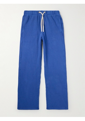 Les Tien - Straight-Leg Garment-Dyed Cotton-Jersey Sweatpants - Men - Blue - S