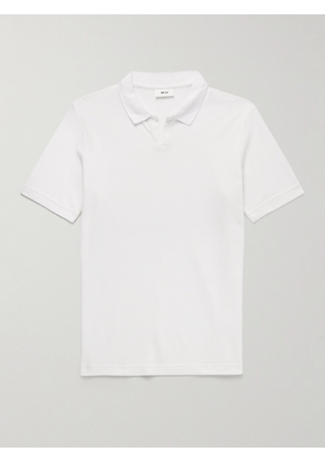NN07 - Paul 3462 Organic Cotton and Lyocell-Blend Piqué Polo Shirt - Men - White - S