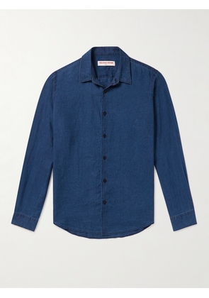 Orlebar Brown - Giles Linen Shirt - Men - Blue - S