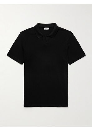 NN07 - Paul 3462 Slim-Fit Organic Cotton and Lyocell-Blend Piqué Polo Shirt - Men - Black - S