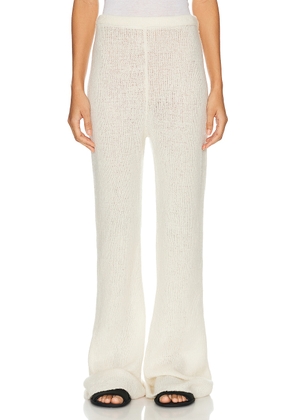 The Row Gregori Pant in Greige - Ivory. Size L (also in M, S, XS).