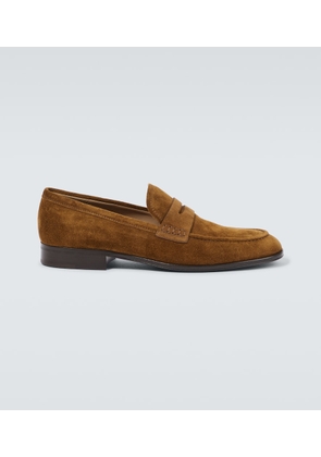 Gianvito Rossi George suede penny loafers