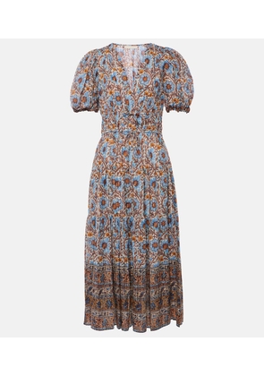 Ulla Johnson Ilana printed cotton-blend midi dress