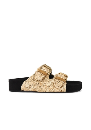 Isabel Marant Lennyo Sandal in Natural - Neutral. Size 38 (also in 39).
