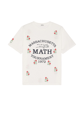 BODE Tournament T-shirt in Cream - White. Size XL/1X (also in ).