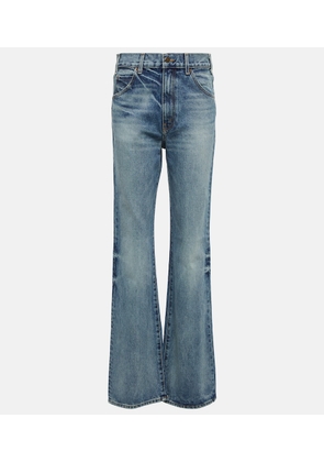 Nili Lotan Joan high-rise straight jeans