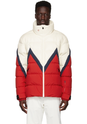 Perfect Moment White & Red Zeferino Down Jacket