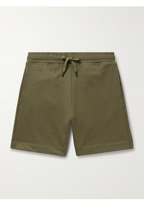 Canada Goose - Huron Straight-Leg Logo-Appliquéd Cotton-Jersey Drawstring Shorts - Men - Green - XS