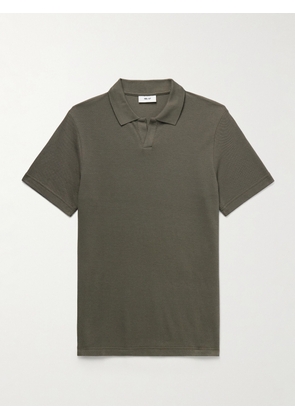 NN07 - Paul 3462 Slim-Fit Organic Cotton and Lyocell-Blend Piqué Polo Shirt - Men - Green - S