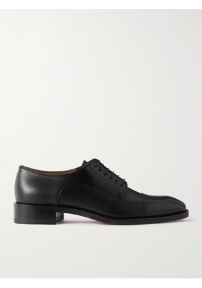 Christian Louboutin - Cortomale Leather Derby Shoes - Men - Black - EU 40
