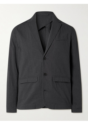 Folk - Assembly Unstructured Crinkled-Cotton Suit Jacket - Men - Black - 2