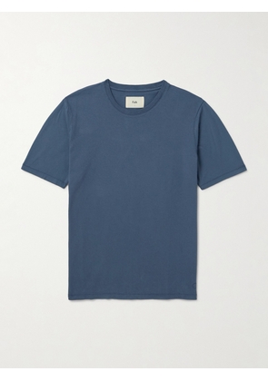 Folk - Garment-Dyed Cotton-Jersey T-shirt - Men - Blue - 1
