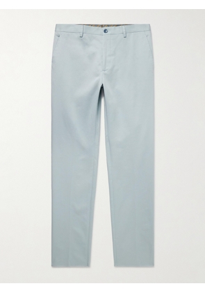 Etro - Slim-Fit Cotton-Blend Gabardine Trousers - Men - Blue - IT 46