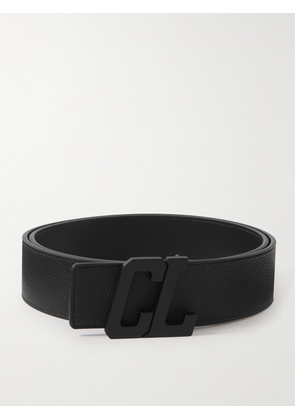 Christian Louboutin - Happy Rui 4.5cm Full-Grain Leather Belt - Men - Black - EU 85