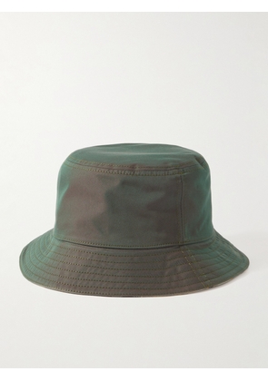 Burberry - Reversible Logo-Embroidered Cotton-Twill Bucket Hat - Men - Green - M