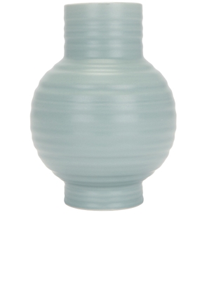 HAWKINS NEW YORK Essential Large Ceramic Vase in Sky - Blue. Size all.