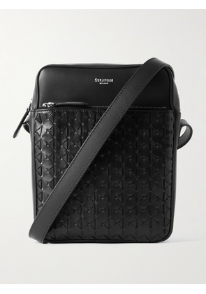 Serapian - Textured-Leather Belt Bag - Men - Black