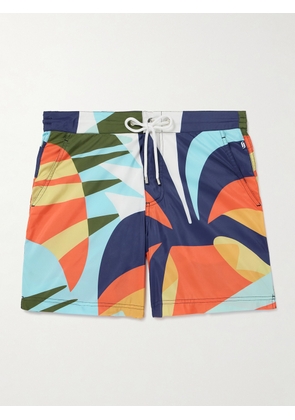 Richard James - Straight-Leg Mid-Length Printed Recycled Swim Shorts - Men - Multi - S
