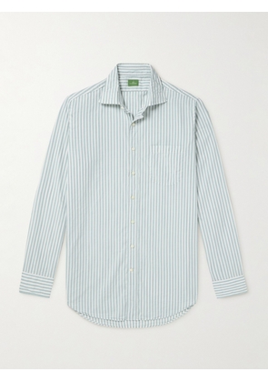 Sid Mashburn - Striped Cotton-Chambray Shirt - Men - Blue - S