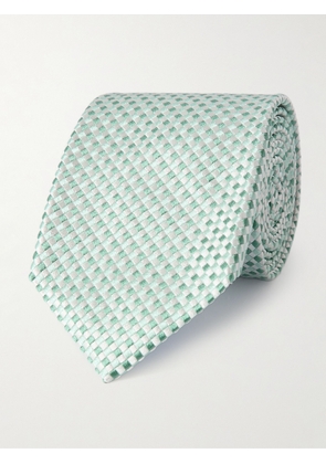 Richard James - 8cm Silk-Jacquard Tie - Men - Green
