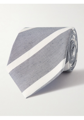 Richard James - 8cm Striped Silk-Jacquard Tie - Men - Blue
