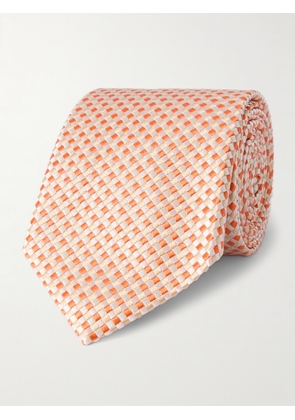 Richard James - 8cm Silk-Jacquard Tie - Men - Orange